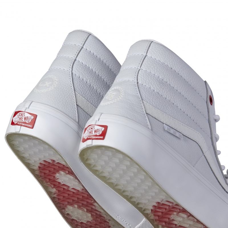 Tnis Vans Skate Sk8-Hi Xaparral Branco